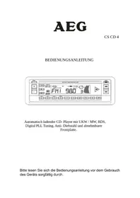 AEG CS CD 4 - Autoradio