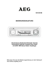 AEG CS CD 60 - Autoradio