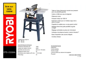 ETS-1526AL RYOBI