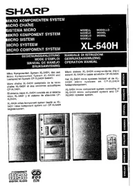 SHARP XL-540H - Hi-Fi-System