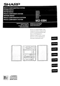 SHARP MD-X8H - Hi-Fi-System