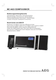 MC 4423 CD/MP3/USB/CR AEG