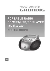 GRUNDIG RCD 1460 DAB plus - Radio