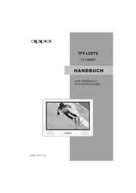 Bedienungsanleitung OPPO LT 1905DT Fernseher