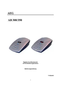AEG AB 350 - Anrufbeantworter