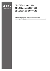 AEG DDLE Kompakt 11-13 - Heizung