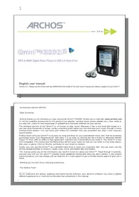 Gmini XS202s ARCHOS