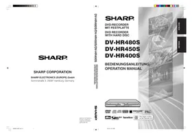SHARP DV-HR450S - DVD player