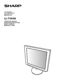 SHARP LL-T1810A - Monitor