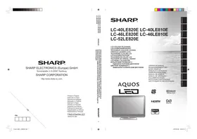 SHARP LC-46LE810E - Television