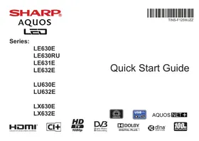 SHARP LC-46LE630E - Téléviseur