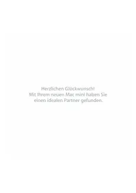 Bedienungsanleitung APPLE MAC MINI (2010) Desktop-Computer
