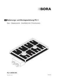 Bedienungsanleitung BORA PG 11 Herd