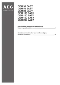 AEG DEM 200 Easy - Doorstromer en boiler