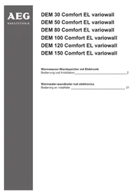 DEM 150 Comfort EL variowall AEG