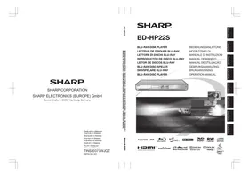 SHARP BD-HP22S - Lecteur Blu-ray