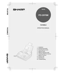 SHARP FO-2970M - Fax machine