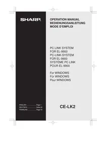 SHARP CE-LK2 PC LINK SYSTEM - PC Link System