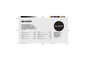 SHARP EL-1611P - Calculator