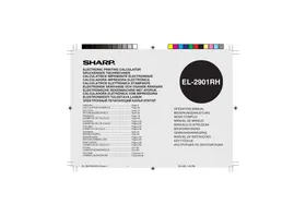 SHARP EL-2901RH - Räknare
