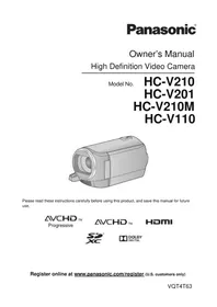 PANASONIC HC-V210M - Camcorder