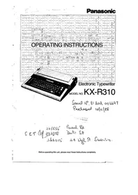 PANASONIC KX-R310 - Schreibmaschine