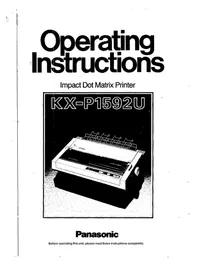 PANASONIC KX-P1592U - Drucker