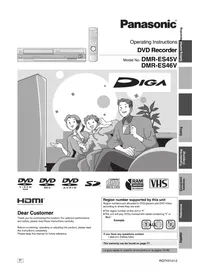 PANASONIC DMR-ES46 - Grabadora de DVD