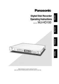 PANASONIC WJ-HD100 - Überwachungskamera