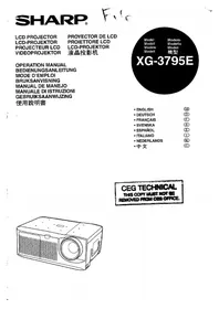 SHARP XG-3795E - Projektor