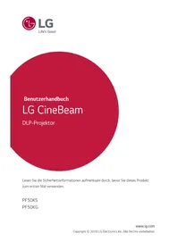 LG CineBeam PF50KS - Projektor