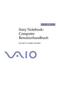 SONY Vaio PCG-F809K - Laptop