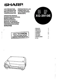 SHARP XG-3910E - Projektor