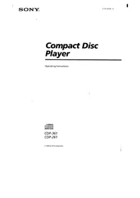 SONY CDP-261 - CD-Player