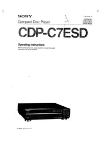 SONY CDP-C7ESD - CD-Player