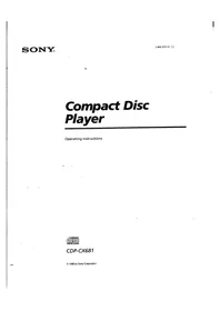 SONY CDP-CX681 - CD-Player