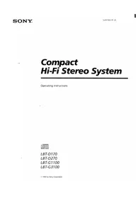 SONY LBT-G1100 - Hi-Fi-System