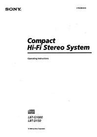 SONY LBT-D150 - Hi-Fi-System
