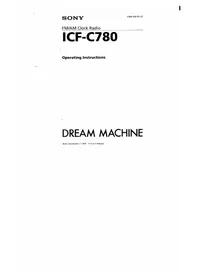 SONY ICF-C780 - Radiowecker