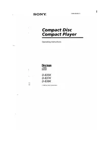 SONY Discman D-835K - CD-Player