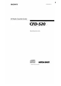 SONY CFD-520 - Hi-Fi-System