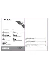 Instrukcja AURIOL IAN 93859 Budzik