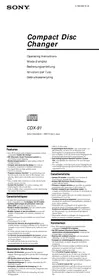 CDX-91 SONY