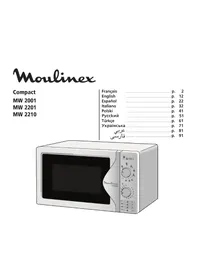 Інструкція MOULINEX COMPACT MW 2210 мікрохвильова піч