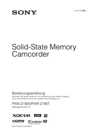 SONY PXW-Z190T - Camcorder