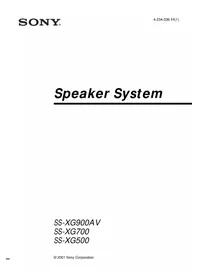 SS-XG500 SONY