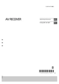 Hướng dẫn SONY XAV-AX5110 Đầu CD