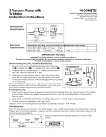 Pump SW24 DOMETIC