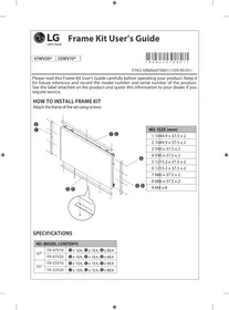 LG FK-47V10 - Wandhalterung für Flachbildschirme