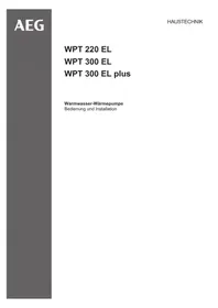 AEG WPT 300 EL plus - Wärmepumpe